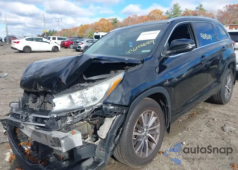 2017 Toyota Highlander Xle из США, поврежденный, VIN 5TDJZRFH5HS461456